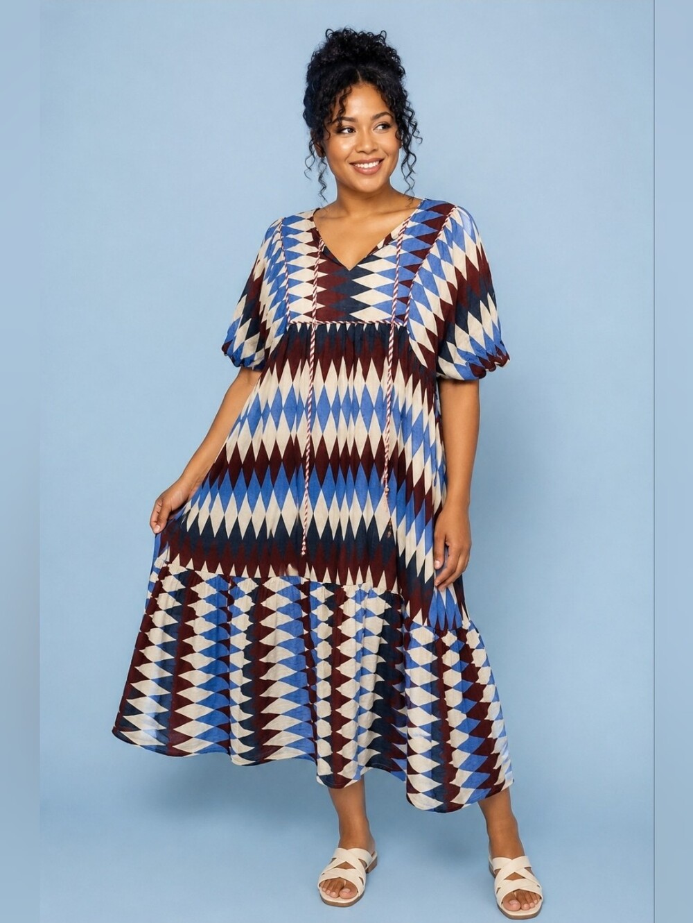 GiGio Boho Midi Dress
